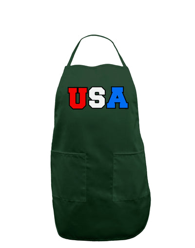 Collegiate USA Dark Adult Apron-Bib Apron-TooLoud-Hunter-One-Size-Davson Sales