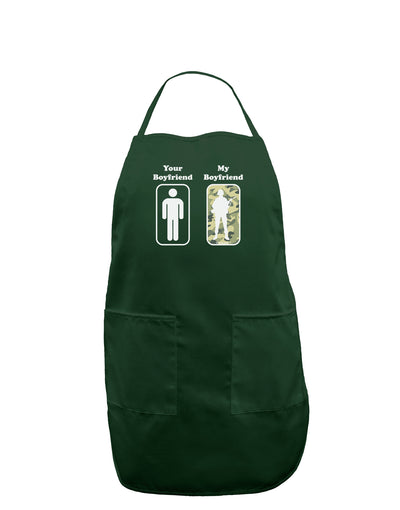 Your Boyfriend My Boyfriend Dark Adult Apron-Bib Apron-TooLoud-Hunter-One-Size-Davson Sales