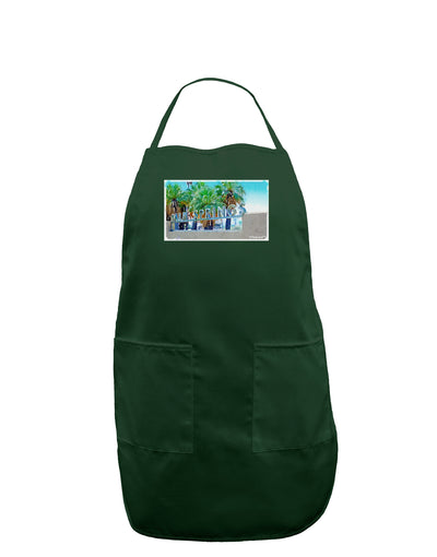 Palm Springs Watercolor Dark Adult Apron-Bib Apron-TooLoud-Hunter-One-Size-Davson Sales