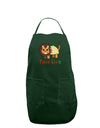 Cute Taco Lion Text Dark Adult Apron-Bib Apron-TooLoud-Hunter-One-Size-Davson Sales