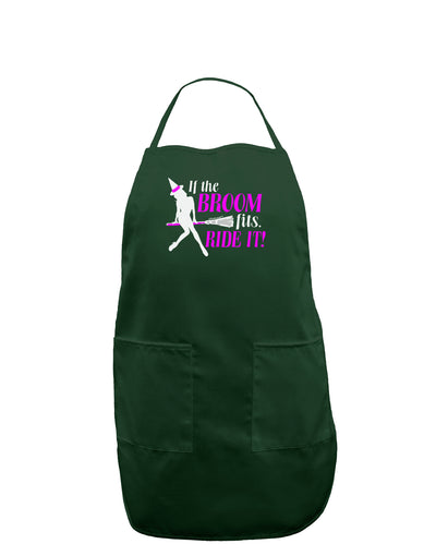 Ride It Purple Dark Adult Apron-Bib Apron-TooLoud-Hunter-One-Size-Davson Sales