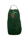 Rudolf Ratchet Reindeer Color Dark Adult Apron-Bib Apron-TooLoud-Hunter-One-Size-Davson Sales