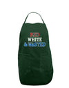 Red White and Wasted Dark Adult Apron-Bib Apron-TooLoud-Hunter-One-Size-Davson Sales