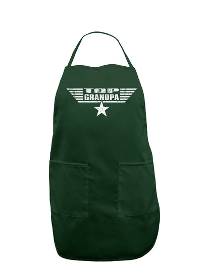 Top Grandpa Father's Day Dark Adult Apron-Bib Apron-TooLoud-Hunter-One-Size-Davson Sales