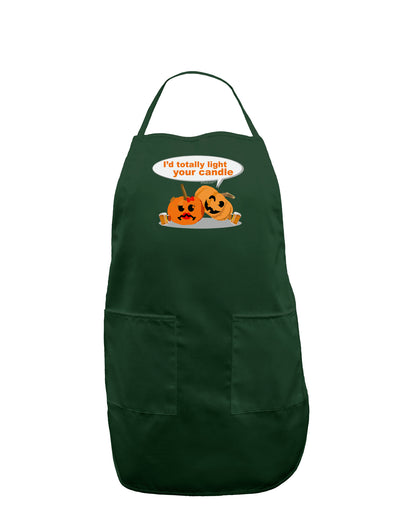 Light your candle Dark Adult Apron-Bib Apron-TooLoud-Hunter-One-Size-Davson Sales