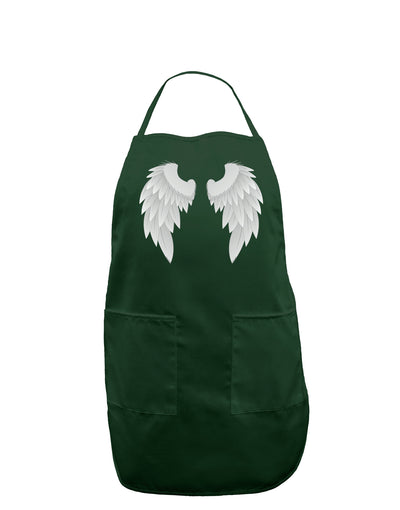 Epic Angel Wings Design Dark Adult Apron-Bib Apron-TooLoud-Hunter-One-Size-Davson Sales