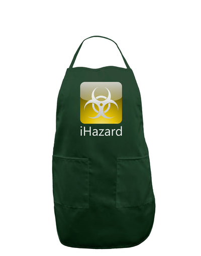 iHazard Logo - Zombie Apocalypse Dark Adult Apron-Bib Apron-TooLoud-Hunter-One-Size-Davson Sales