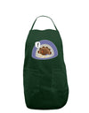 Escaping Turkey - Funny Thanksgiving Dark Adult Apron-Bib Apron-TooLoud-Hunter-One-Size-Davson Sales