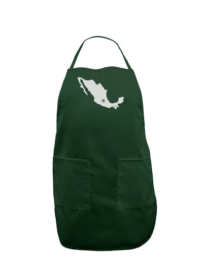 Mexico - Mexico City Star Dark Adult Apron-Bib Apron-TooLoud-Hunter-One-Size-Davson Sales