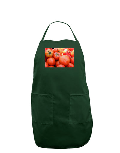 Buy Local Produce Tomatoes Dark Adult Apron-Bib Apron-TooLoud-Hunter-One-Size-Davson Sales