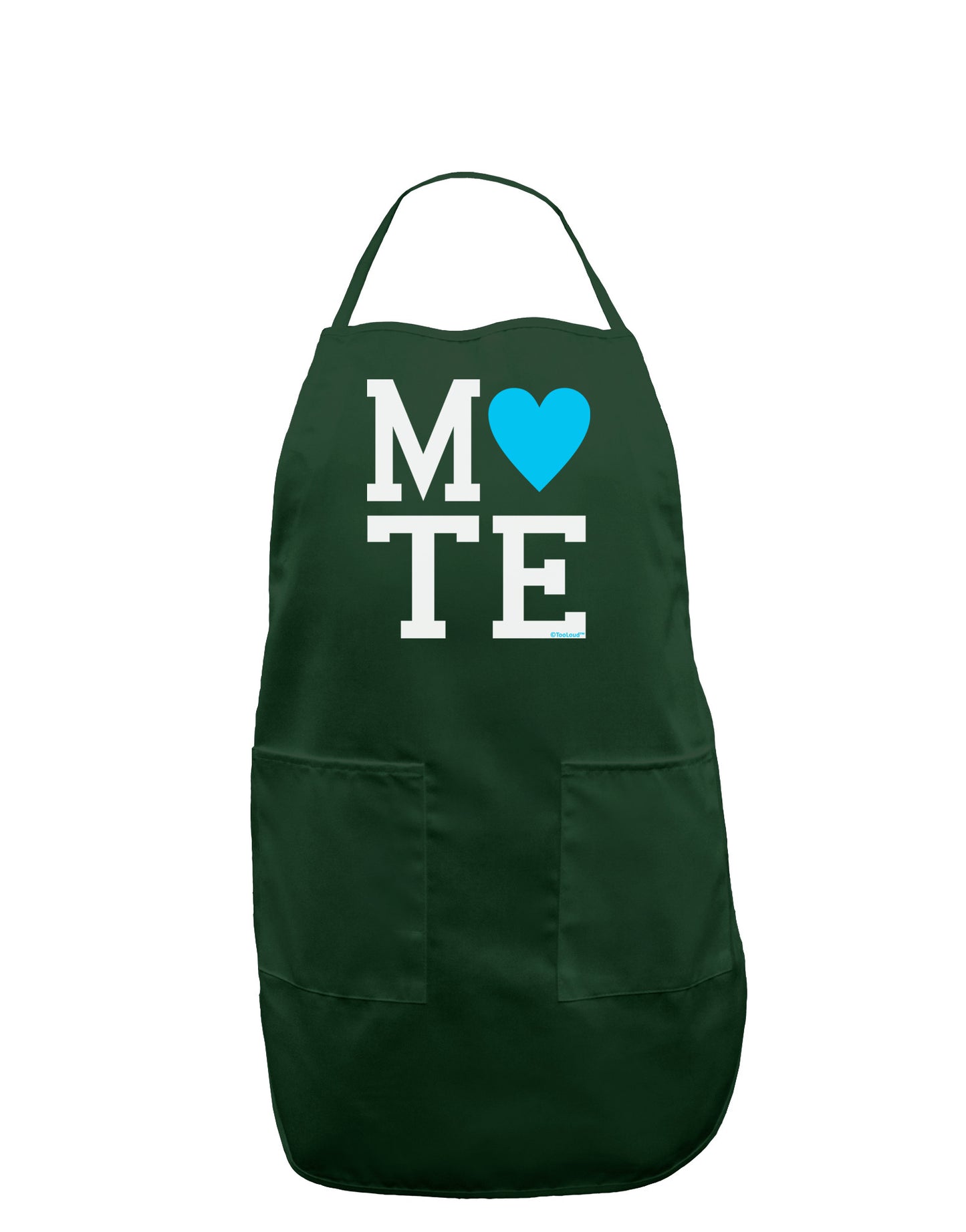 Matching Soulmate Design - Mate - Blue Dark Adult Apron by TooLoud-Bib Apron-TooLoud-Hunter-One-Size-Davson Sales