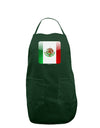 Mexican Flag App Icon Dark Adult Apron by TooLoud-Bib Apron-TooLoud-Hunter-One-Size-Davson Sales