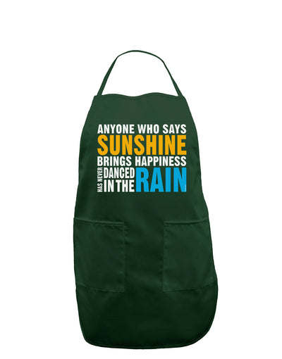 Anyone Who Says Sunshine Inspirational Quote Dark Adult Apron-Bib Apron-TooLoud-Hunter-One-Size-Davson Sales