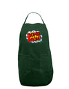 Super Mom - Superhero Comic Style Dark Adult Apron-Bib Apron-TooLoud-Hunter-One-Size-Davson Sales