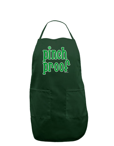 Pinch Proof - St. Patrick's Day Dark Adult Apron by TooLoud-Bib Apron-TooLoud-Hunter-One-Size-Davson Sales