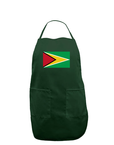 TooLoud Guyana Flag Dark Dark Adult Apron-Bib Apron-TooLoud-Hunter-One-Size-Davson Sales