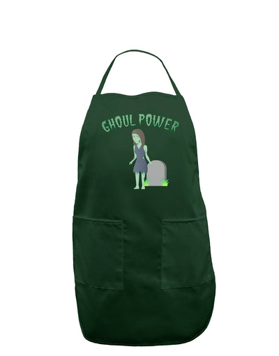 Ghoul Power - Funny Halloween Dark Adult Apron-Bib Apron-TooLoud-Hunter-One-Size-Davson Sales