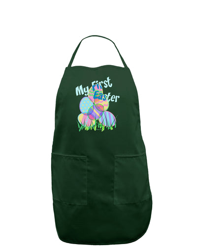 My First Easter Gel Look Print Dark Adult Apron-Bib Apron-TooLoud-Hunter-One-Size-Davson Sales