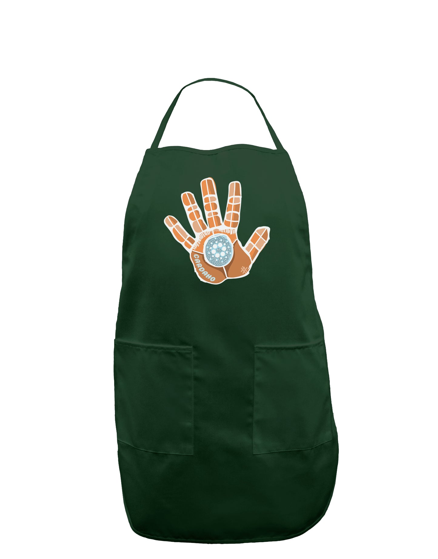 Cardano Hero Hand Adult Apron-Bib Apron-TooLoud-Hunter-One-Size-Davson Sales