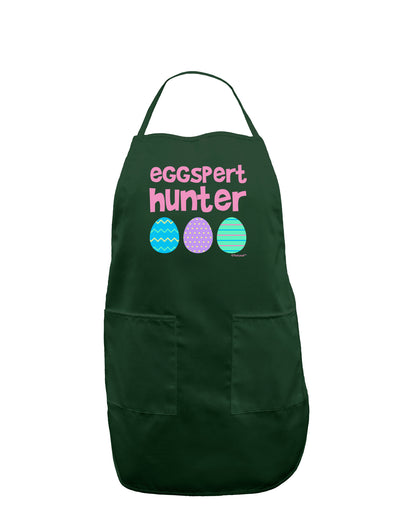 TooLoud Eggspert Hunter - Easter - Pink Dark Adult Apron-Bib Apron-TooLoud-Hunter-One-Size-Davson Sales