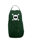 Skull and Crossbones Halloween Dark Adult Apron-Bib Apron-TooLoud-Hunter-One-Size-Davson Sales