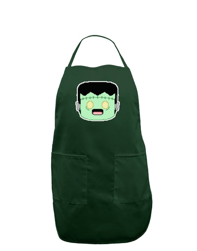 Cute Pixel Monster Dark Adult Apron-Bib Apron-TooLoud-Hunter-One-Size-Davson Sales