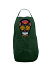 Version 2 Black Day of the Dead Calavera Dark Adult Apron-Bib Apron-TooLoud-Hunter-One-Size-Davson Sales