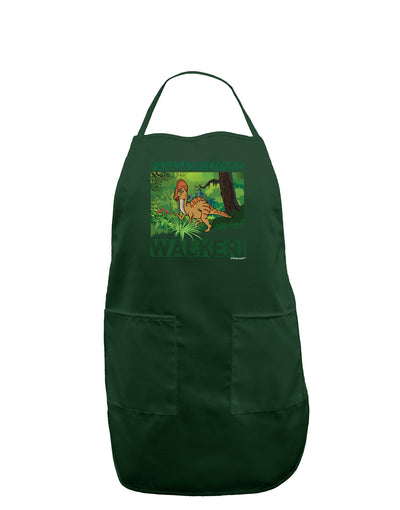 Parasaurolophus Walkeri - With Name Dark Adult Apron-Bib Apron-TooLoud-Hunter-One-Size-Davson Sales