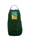 Colorado Tree Watercolor Dark Adult Apron-Bib Apron-TooLoud-Hunter-One-Size-Davson Sales