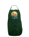 LA Beach Silhouette Letters Dark Adult Apron-Bib Apron-TooLoud-Hunter-One-Size-Davson Sales