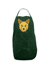 Cute Yorkshire Terrier Yorkie Dog Dark Adult Apron by TooLoud-Bib Apron-TooLoud-Hunter-One-Size-Davson Sales