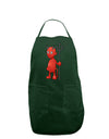 Cute Devil - Halloween Design Dark Adult Apron-Bib Apron-TooLoud-Hunter-One-Size-Davson Sales