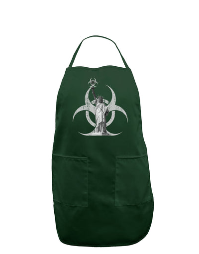 Biohazard Statue of Liberty Dark Adult Apron-Bib Apron-TooLoud-Hunter-One-Size-Davson Sales