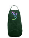 Tropical Feathers Dark Adult Apron-Bib Apron-TooLoud-Hunter-One-Size-Davson Sales