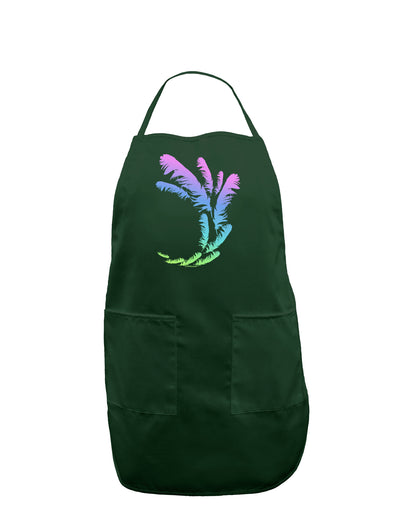 Tropical Feathers Dark Adult Apron-Bib Apron-TooLoud-Hunter-One-Size-Davson Sales