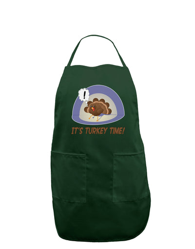 Escaping Turkey - Turkey Time Funny Dark Adult Apron-Bib Apron-TooLoud-Hunter-One-Size-Davson Sales