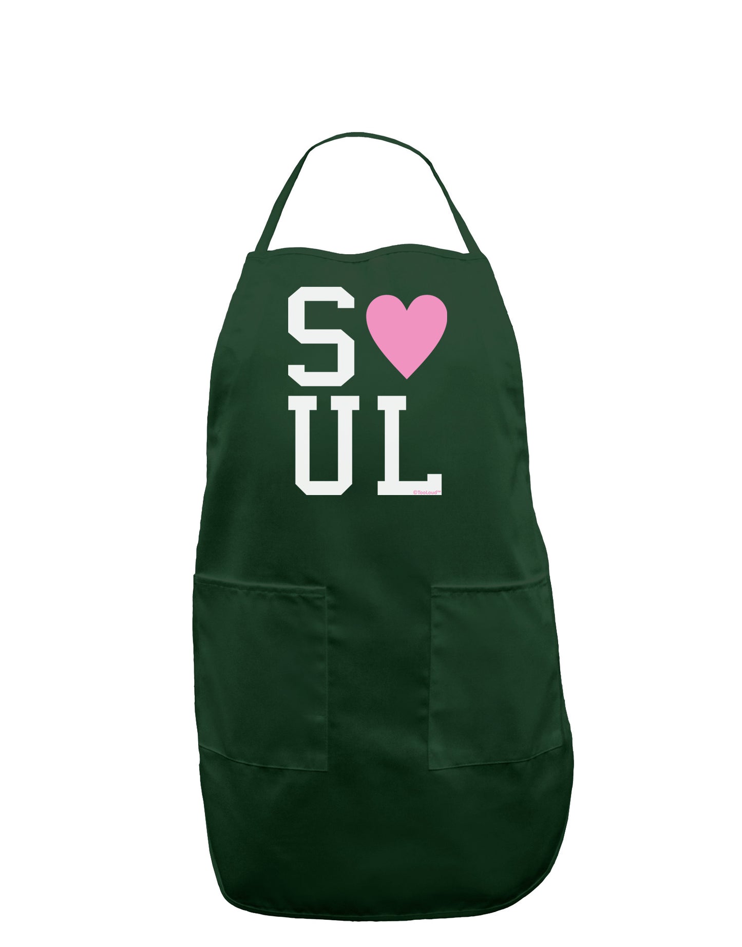 Matching Soulmate Design - Soul - Pink Dark Adult Apron by TooLoud-Bib Apron-TooLoud-Hunter-One-Size-Davson Sales
