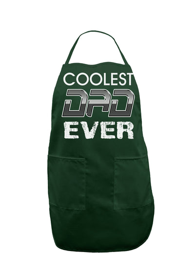 Coolest Dad Ever Dark Adult Apron-Bib Apron-TooLoud-Hunter-One-Size-Davson Sales