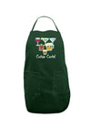 Cutsie Cartel Text Dark Adult Apron-Bib Apron-TooLoud-Hunter-One-Size-Davson Sales