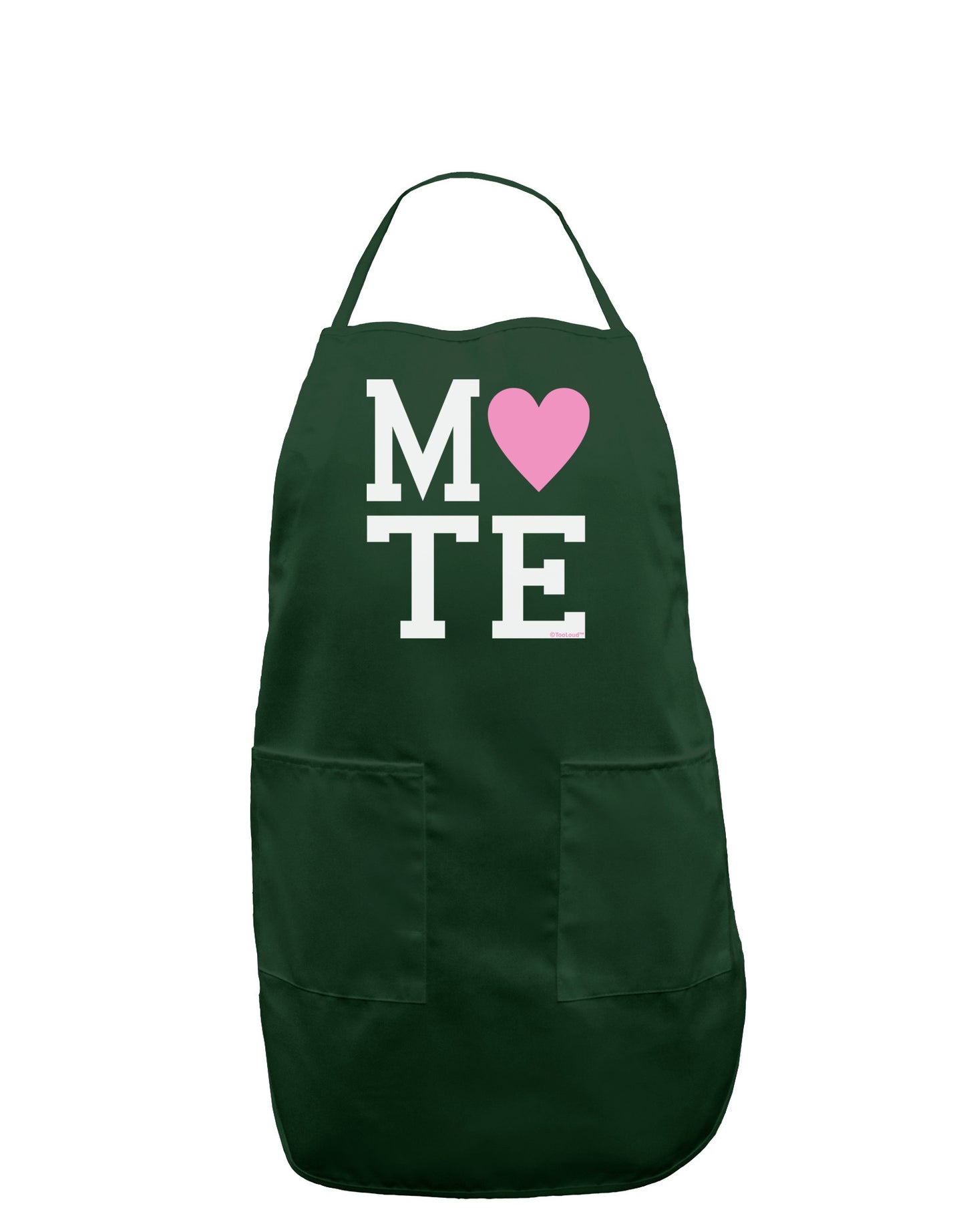 Matching Soulmate Design - Mate - Pink Dark Adult Apron by TooLoud-Bib Apron-TooLoud-Hunter-One-Size-Davson Sales