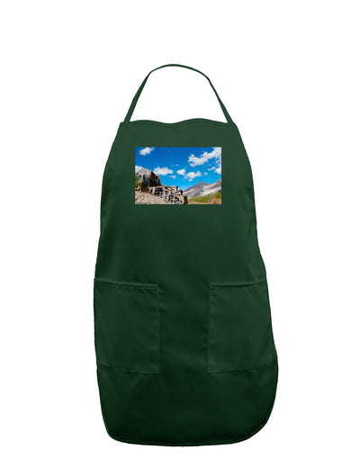 Colorado Landscape Ruins Dark Adult Apron-Bib Apron-TooLoud-Hunter-One-Size-Davson Sales