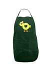 Cute Chick with Bow Dark Adult Apron by TooLoud-Bib Apron-TooLoud-Hunter-One-Size-Davson Sales