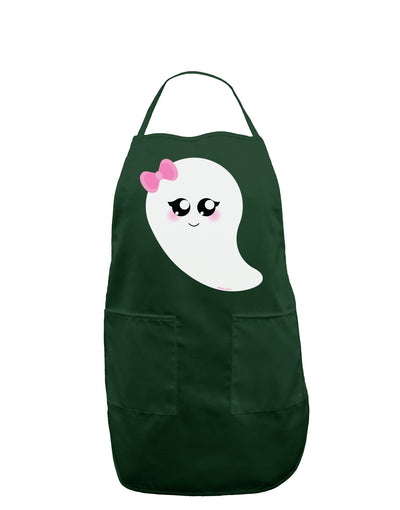 Cute Girl Ghost Halloween Dark Adult Apron-Bib Apron-TooLoud-Hunter-One-Size-Davson Sales