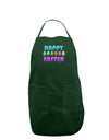 Happy Easter Decorated Eggs Dark Adult Apron-Bib Apron-TooLoud-Hunter-One-Size-Davson Sales