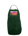 Colorful Colorado Mountains Dark Adult Apron-Bib Apron-TooLoud-Hunter-One-Size-Davson Sales