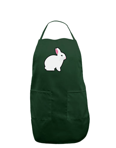 Cute Bunny Rabbit Easter Dark Adult Apron-Bib Apron-TooLoud-Hunter-One-Size-Davson Sales