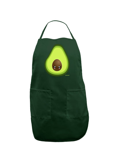 Cute Avocado Design Dark Adult Apron-Bib Apron-TooLoud-Hunter-One-Size-Davson Sales