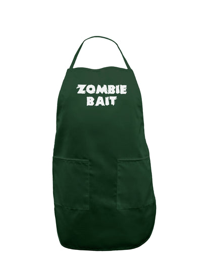 Zombie Bait - Funny - Halloween Dark Adult Apron-Bib Apron-TooLoud-Hunter-One-Size-Davson Sales