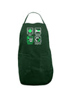 Eat Sleep Drink Green Beer Repeat Dark Adult Apron-Bib Apron-TooLoud-Hunter-One-Size-Davson Sales