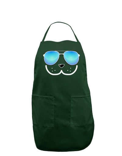 Kyu-T Face - Dewy Cool Sunglasses Dark Adult Apron-Bib Apron-TooLoud-Hunter-One-Size-Davson Sales